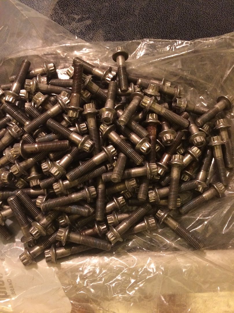 FS BBS RS 178 lips, RS bolts/nuts, OZ bolts/nuts, black spike bolts
